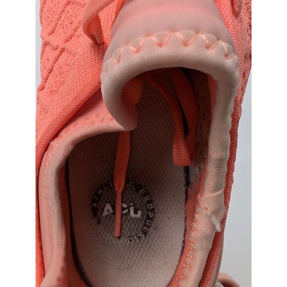 APL Techloom Phantom Shoes Womens size 8.5 Sneakers Neon Peach - Picture 10 of 11